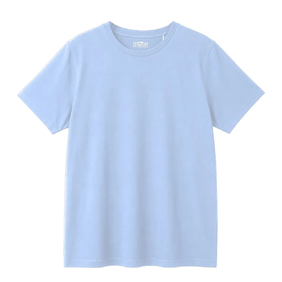 Stokomani Mode tee shirt col rond bleu homme
