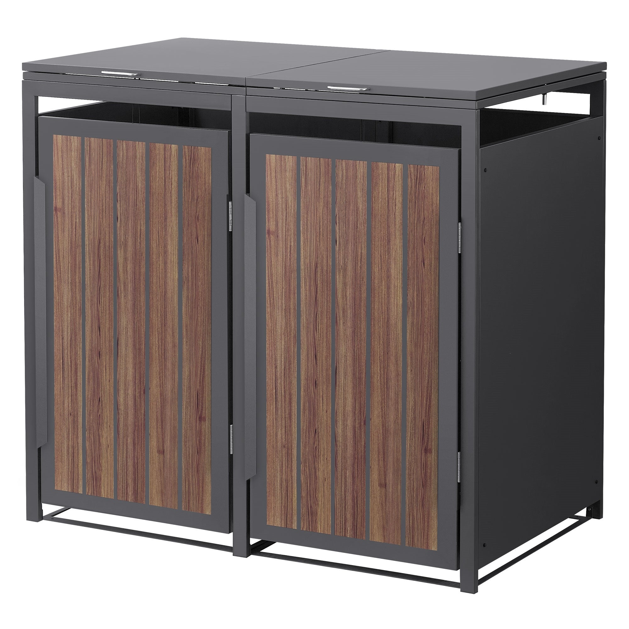 ECD Germany ML-Design cache-poubelles double 240L anthracite