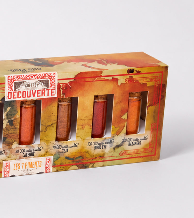 L'avant gardiste 7 Piments coffret épices monde