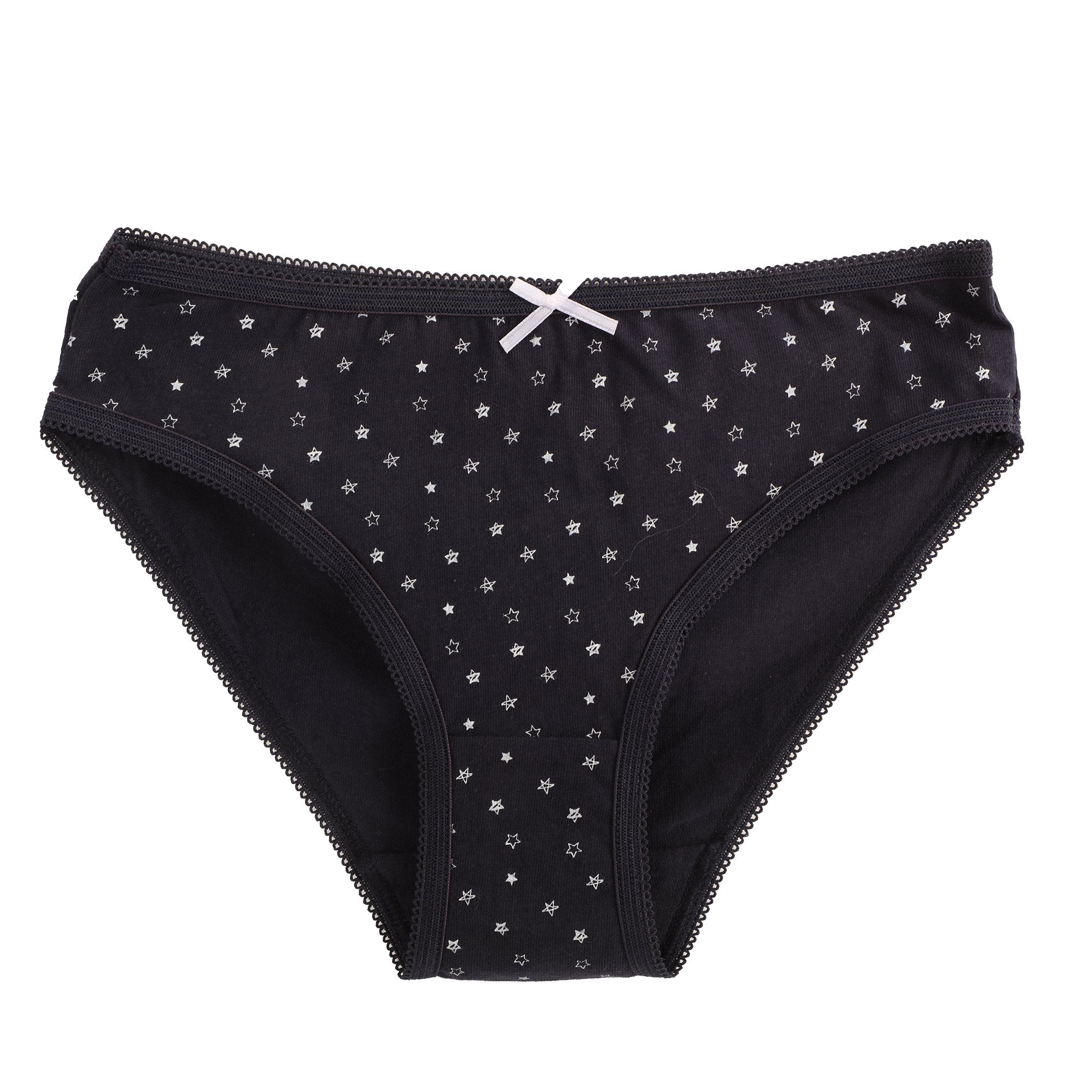 Lili Marelle lot 5 culottes coton bleu foncé fille enfant