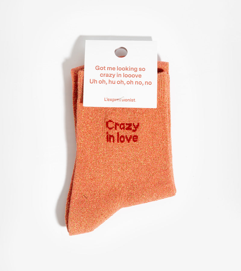 L'avant gardiste Crazy in Love chaussettes couple 35-40 41-46