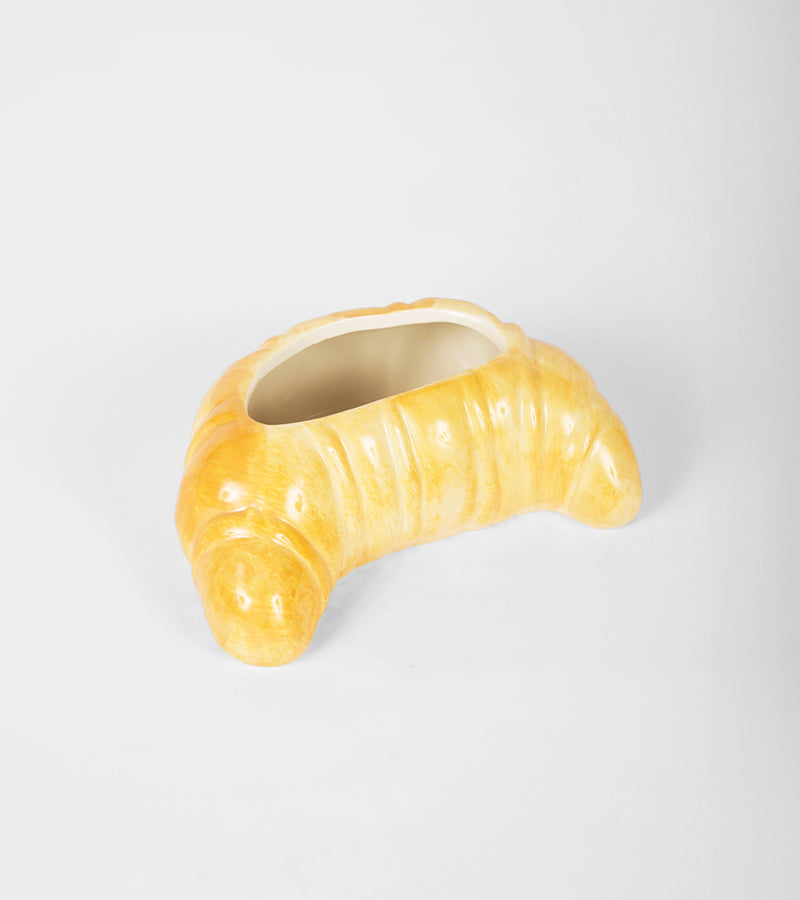 L'avant gardiste Croissant pot à plante doré petit-déj