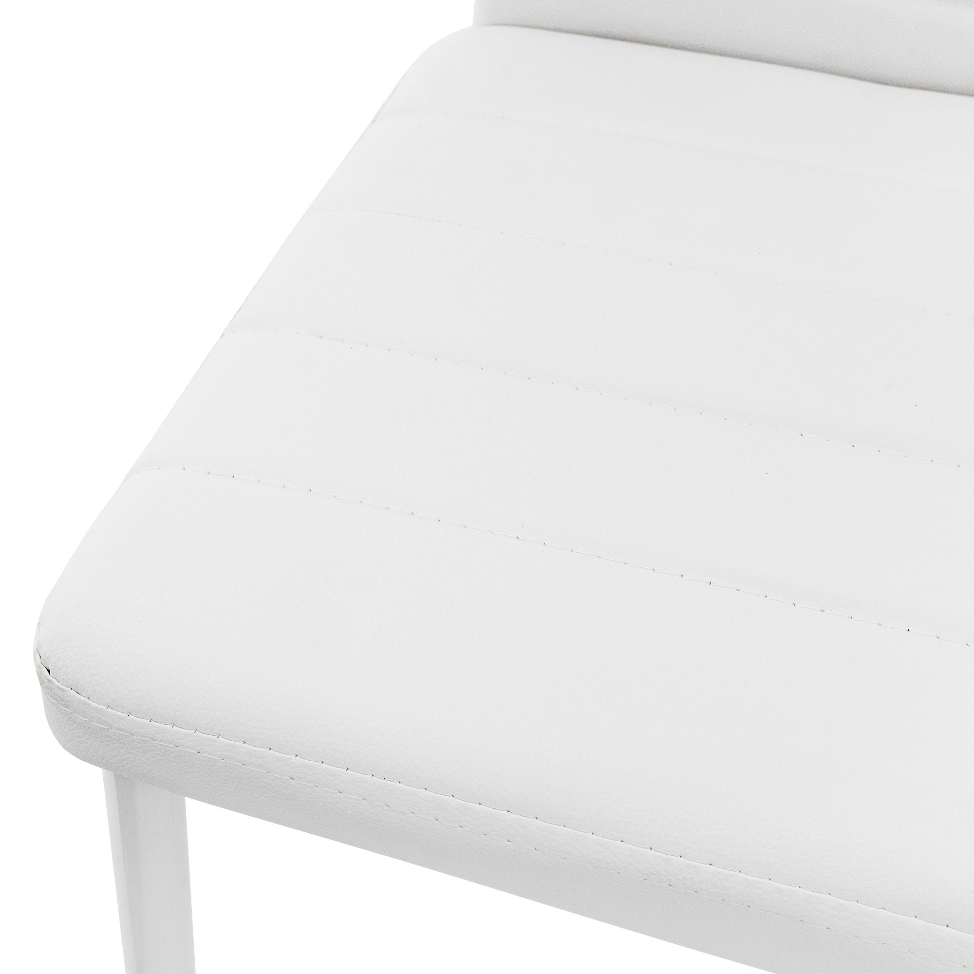 ECD Germany Möbel Chaise Simili Cuir Dossier Haut Noir Lot 4