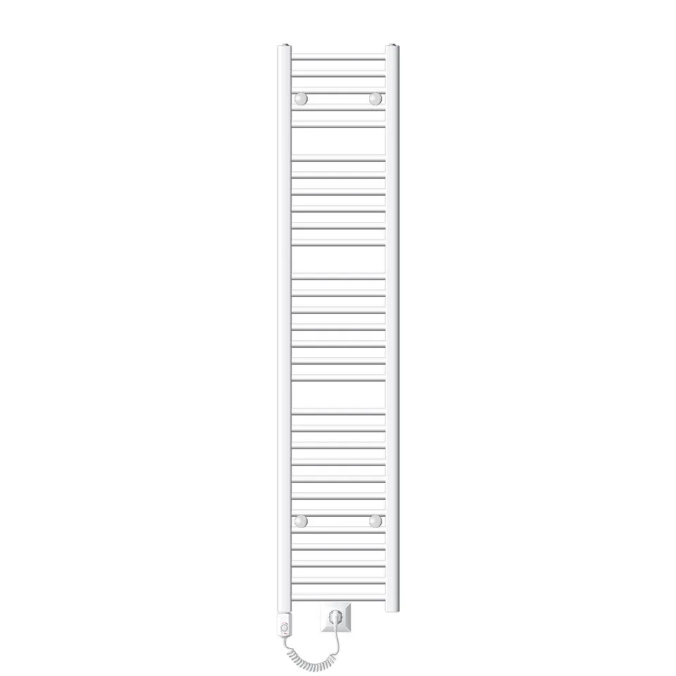 ECD Germany LuxeBath sèche-serviettes électrique 300x1800 blanc 900W