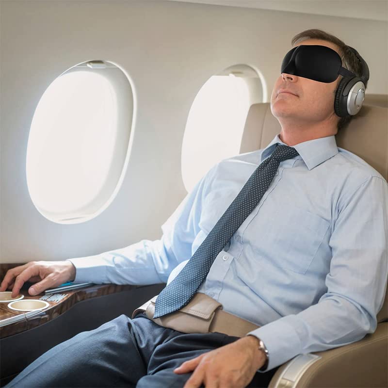 Shop-Story Bien-être 3D Sleep Mask masque nuit noir mémoire