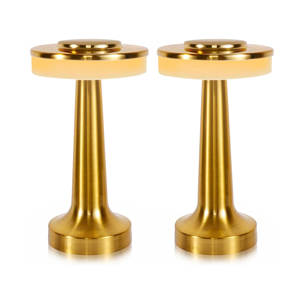 Red Deco Chicglow H21cm lampe sans fil gold lot de 2