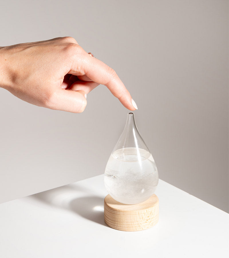 L'avant gardiste Baby Storm Glass météo verre décoratif