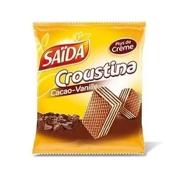 Stokomani Gaufrette vanille cacao biscuit fourré