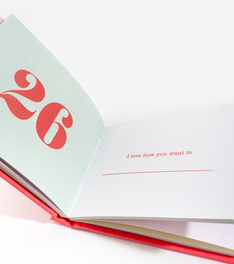 L'avant gardiste What I Love Carnet à remplir couple amour