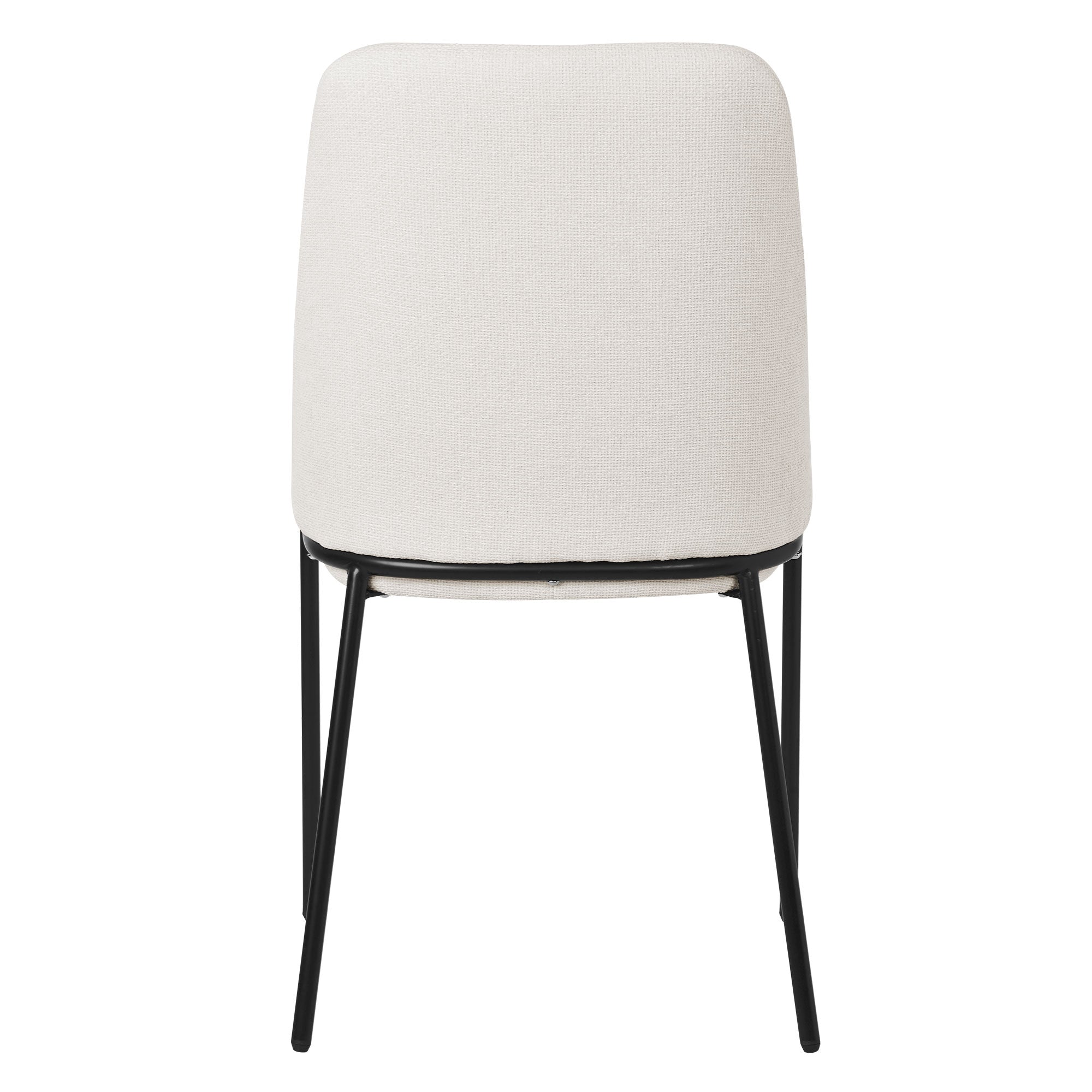 ECD Germany Möbel chaise salle à manger beige lot de 2 rembourrée