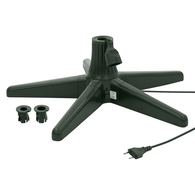 ECD Germany Haus & Wohnen Pied Sapin Électrique Vert 65 cm 360°
