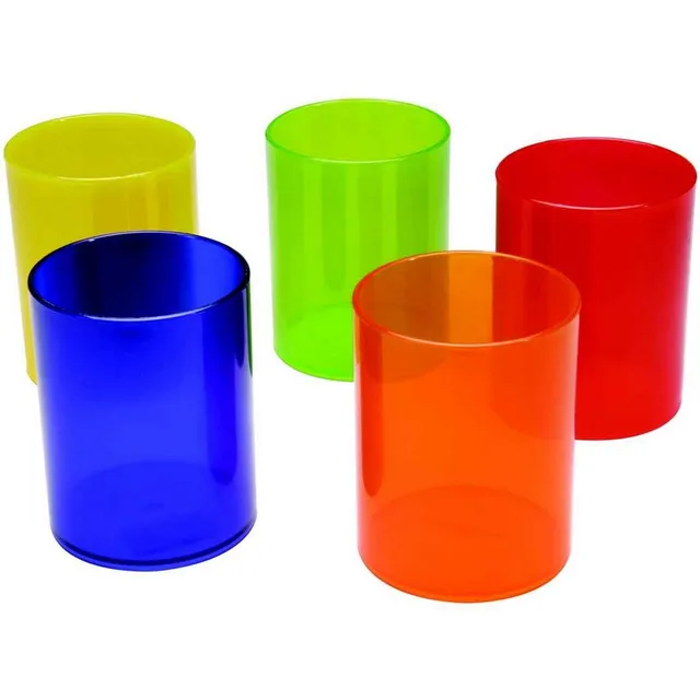 Safe Tool Fournitures de bureau pots à crayons assortis x10