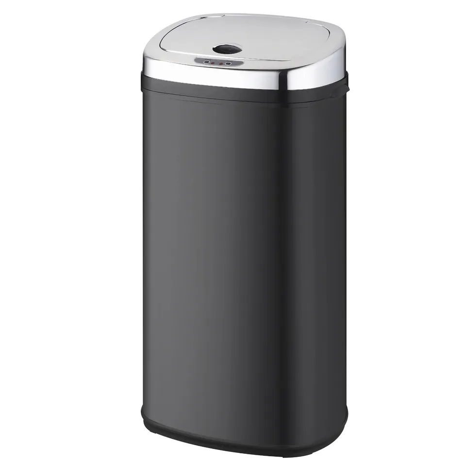 Red Deco Largo poubelle automatique 42L noir brillant inox