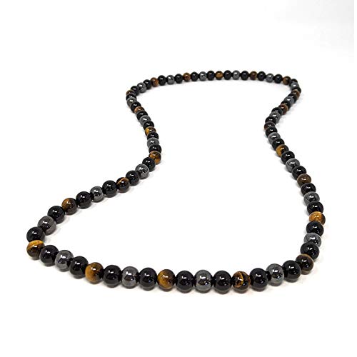 Shop-Story Triple Protection Collier Œil de Tigre Hématite