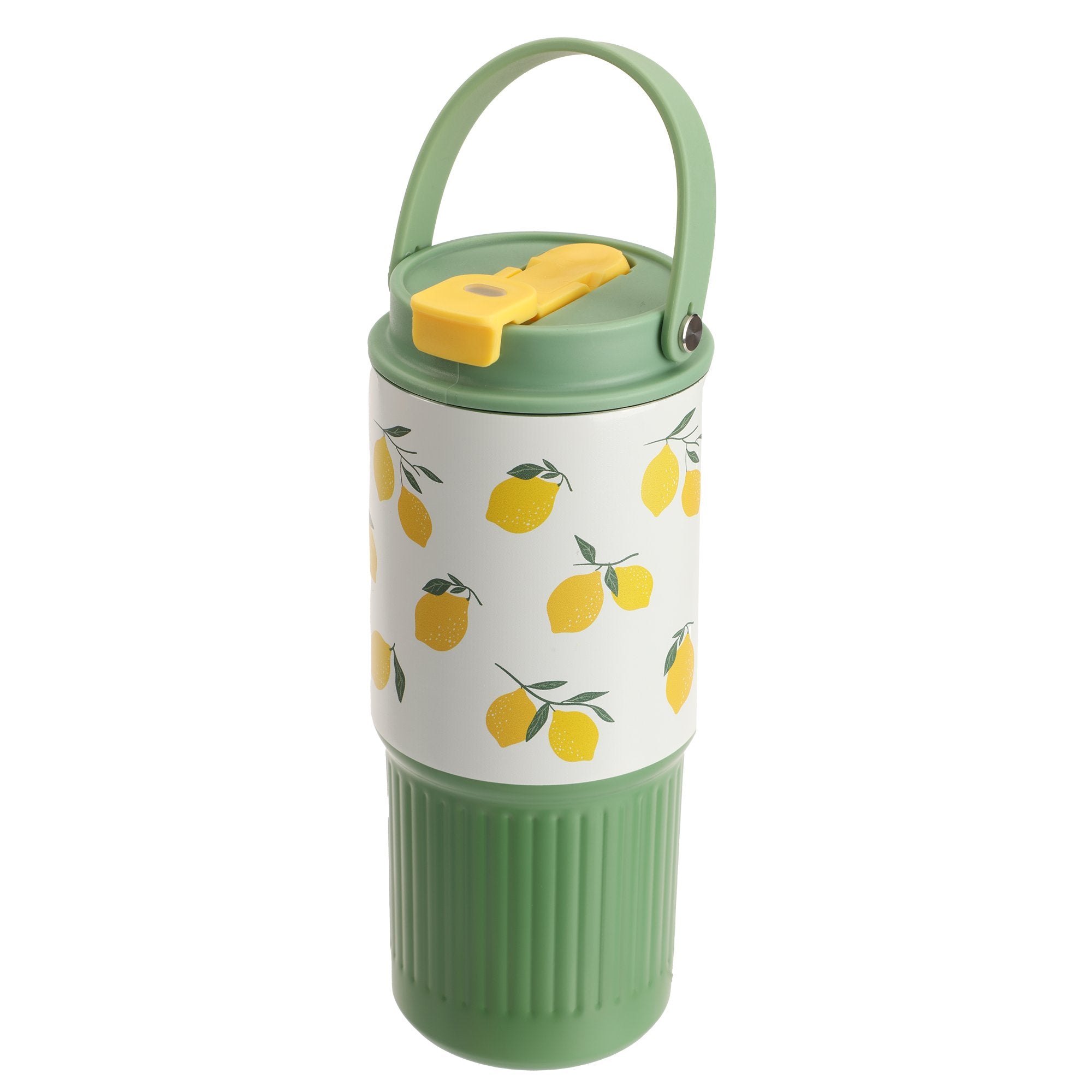 Stokomani mug transport inox fruits 750 ml jaune