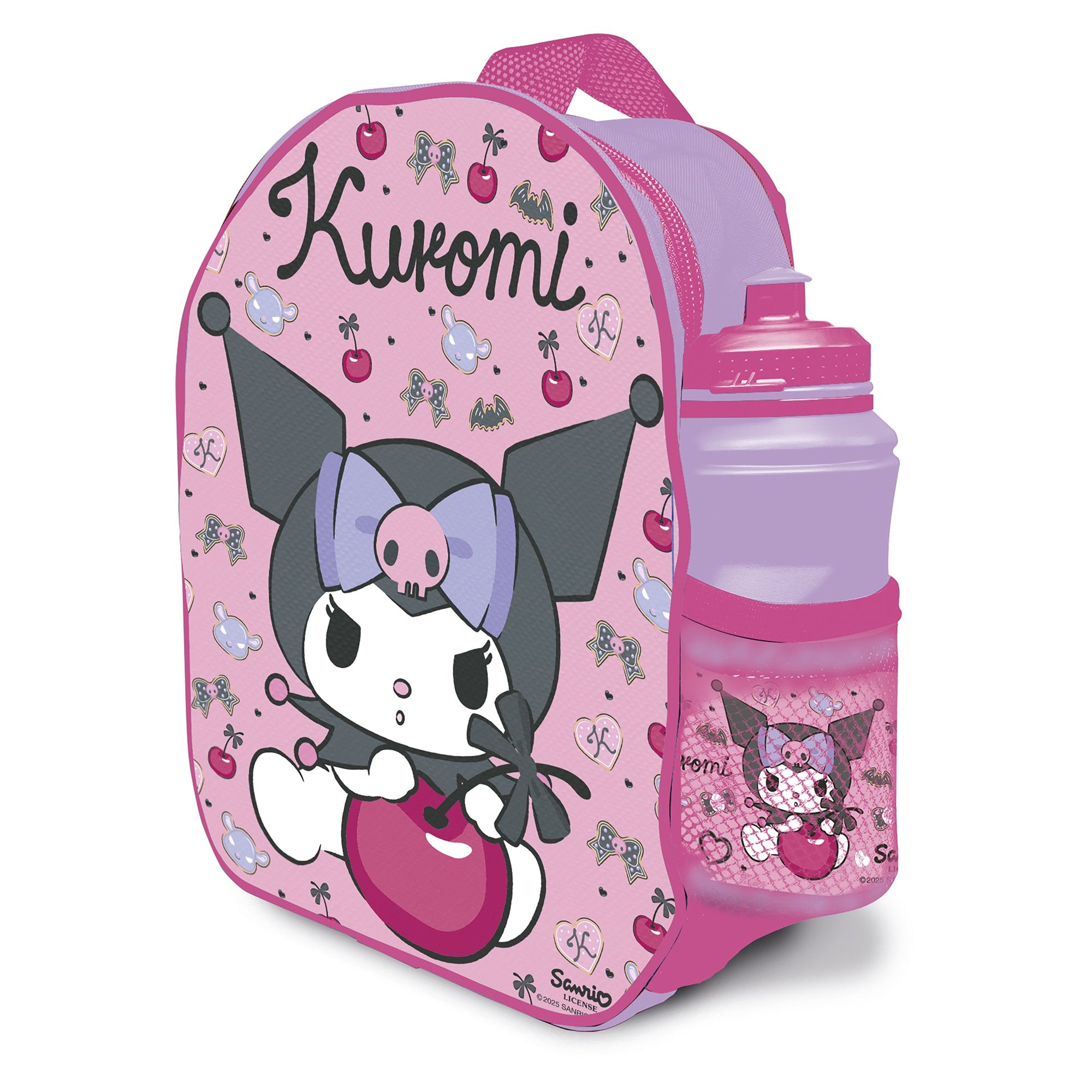 Stokomani Sac à dos Kuromi avec gourde 390 ml