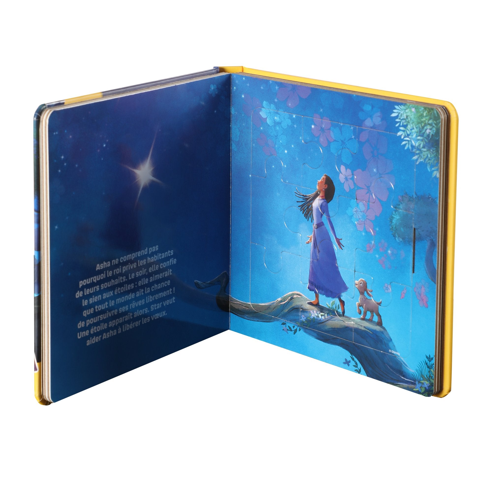 Disney Wish mon petit livre puzzle Asha étoile