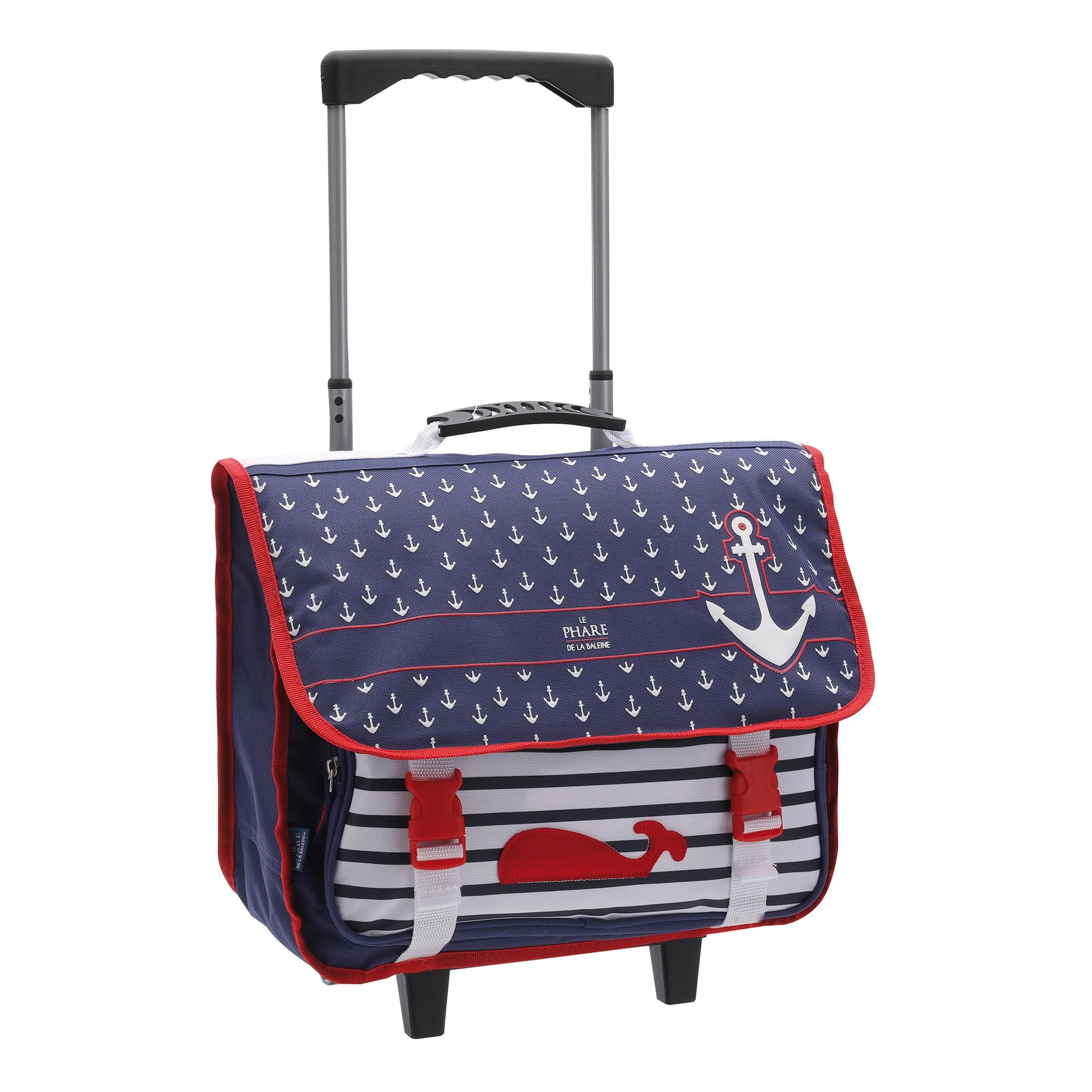 Stokomani cartable trolley 4-6 ans bleu encres