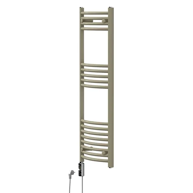 ECD Sahara 400x1200 radiateur sèche-serviettes beige cintré