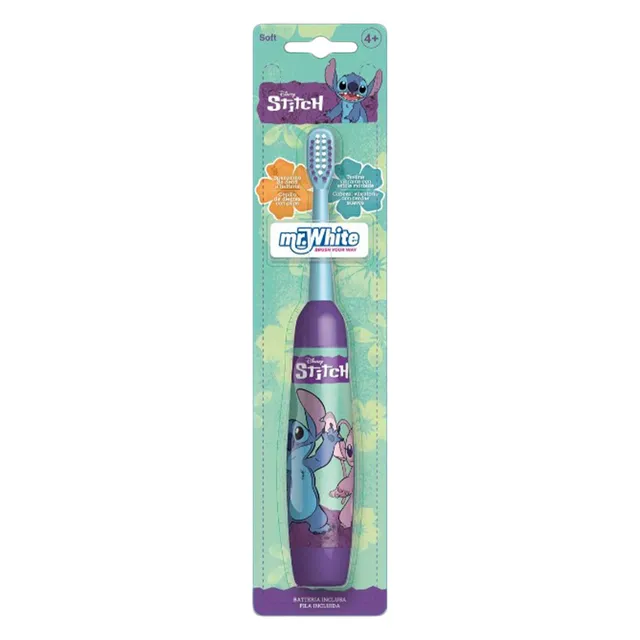 Disney Angel Stitch brosse à dent enfant soft 4 ans et +