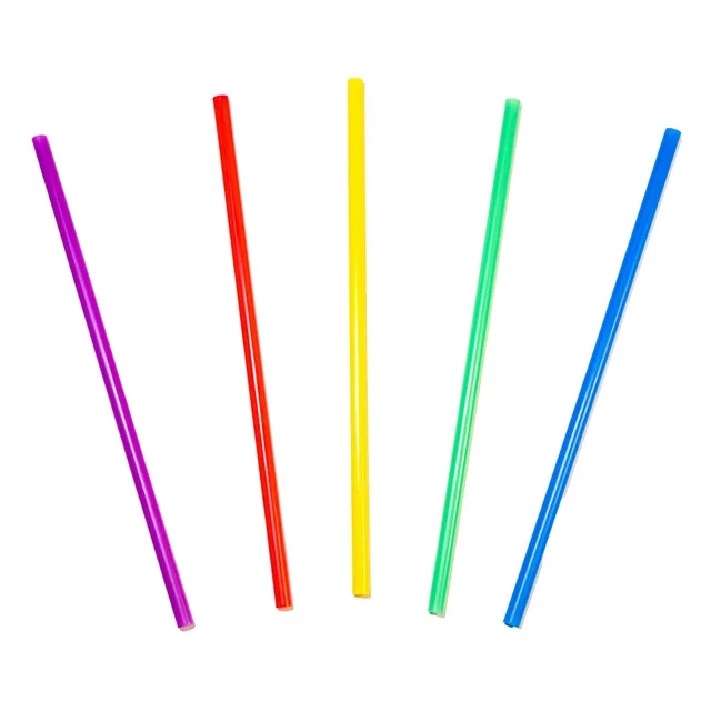 Stokomani Voyage 50 Pailles Plastique Réutilisable Paille Pique-nique