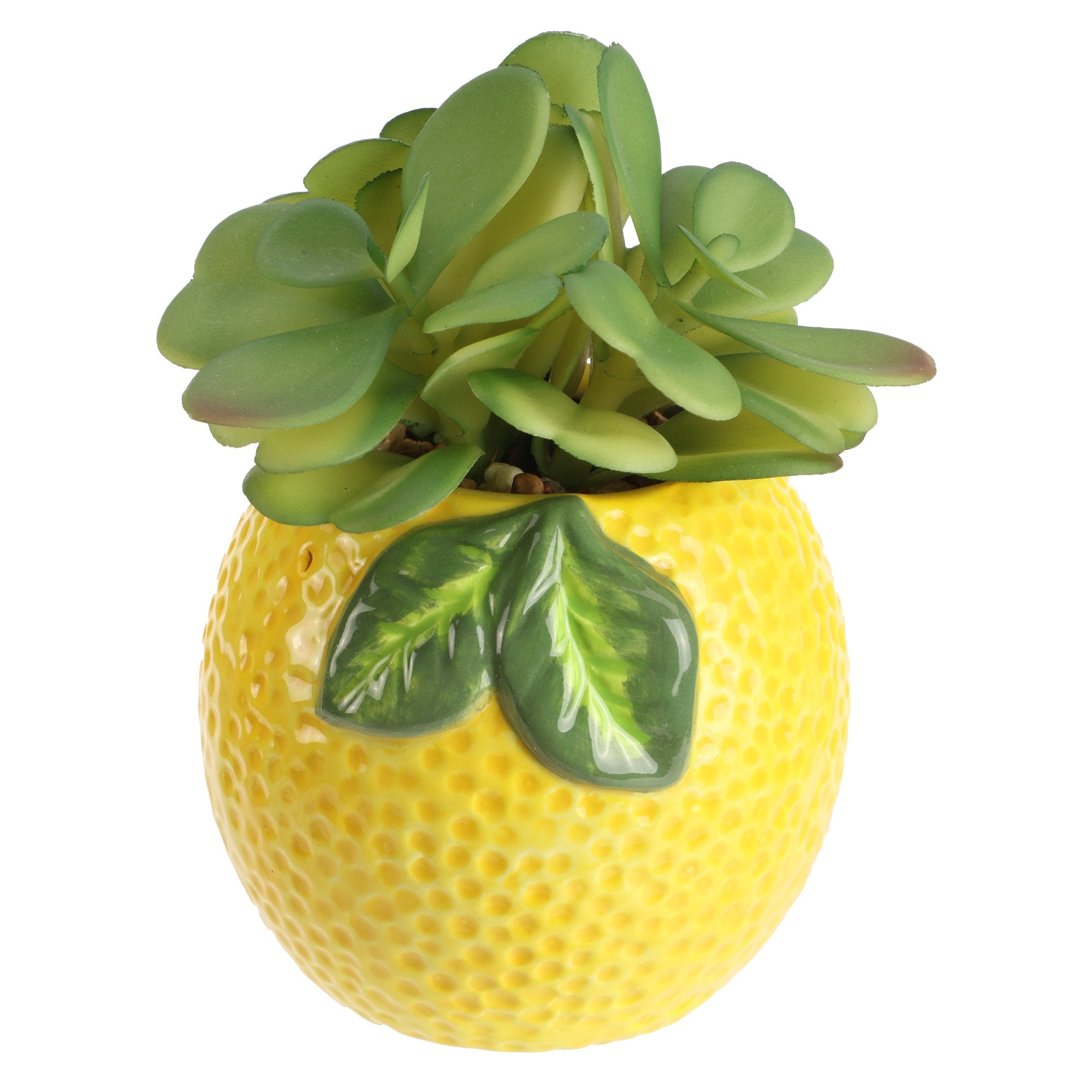 Stokomani Maison plante artificielle pot fruits 7x7x14cm
