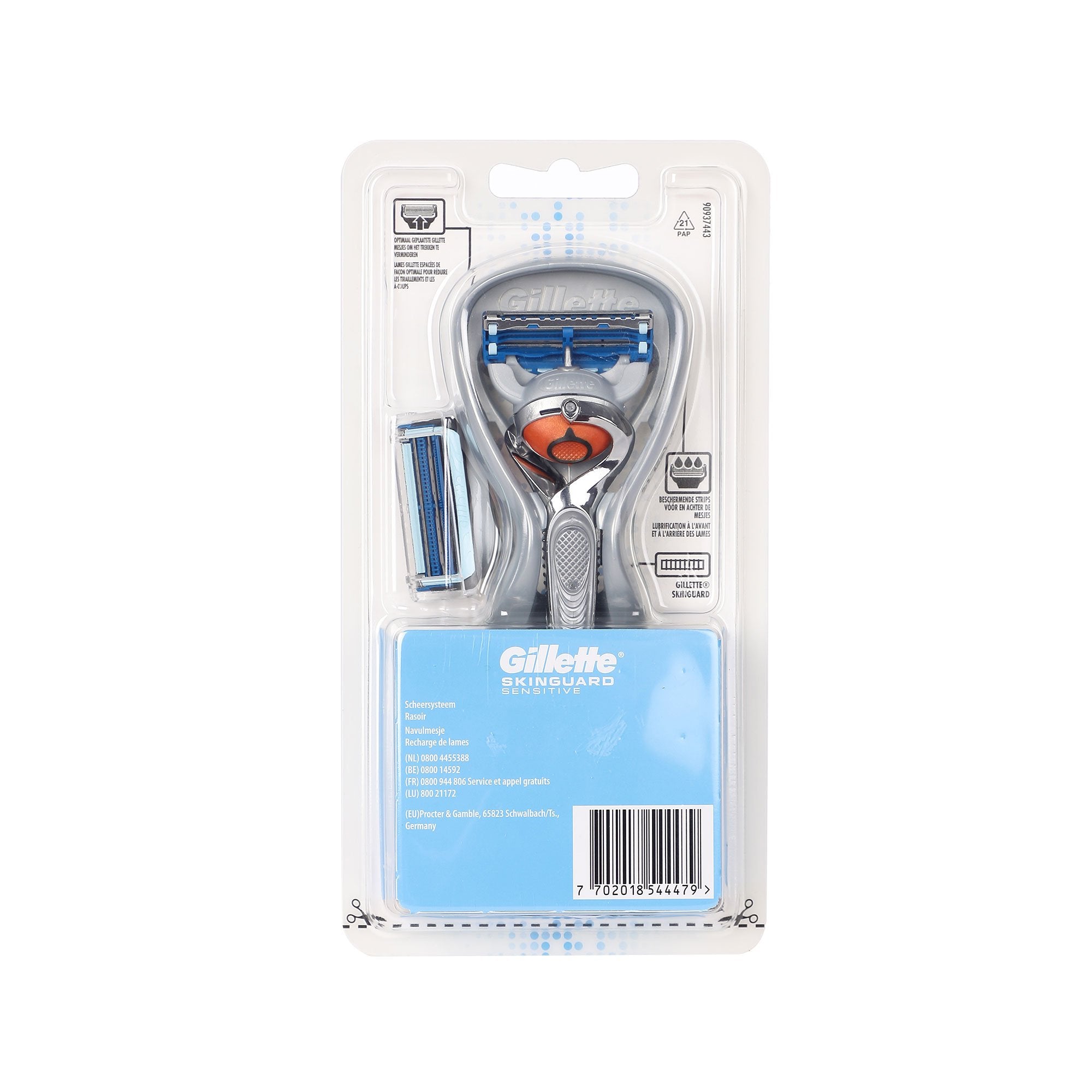 Stokomani Beauté Rasoir peaux sensibles +1 recharge manuel
