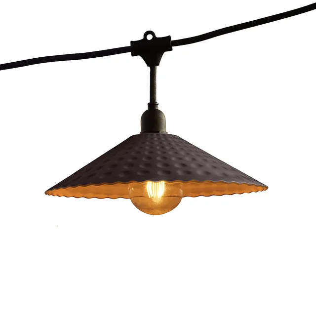 Red Deco Vinty Light 6m guirlande 10 LED E27 vintage