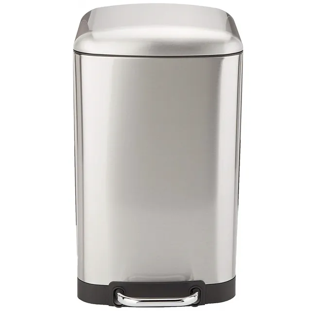 Red Deco Greenwich poubelle cuisine pédale inox 30L