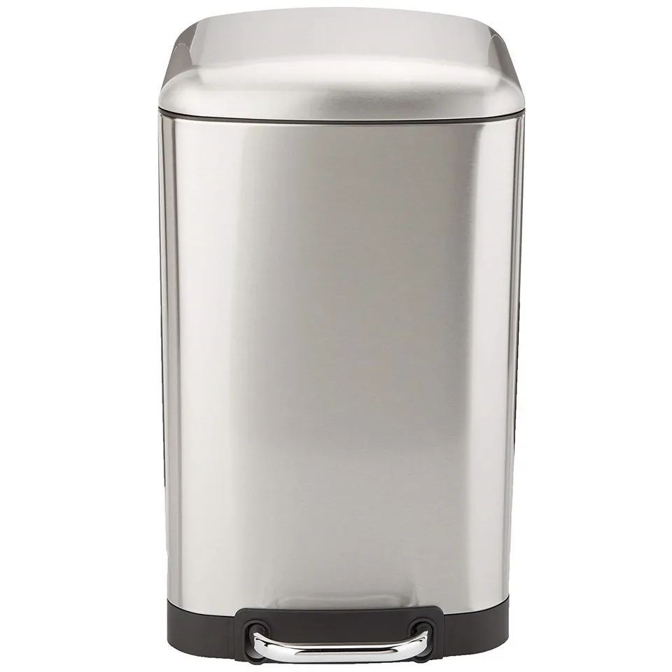 Red Deco Greenwich poubelle cuisine pédale inox 30L
