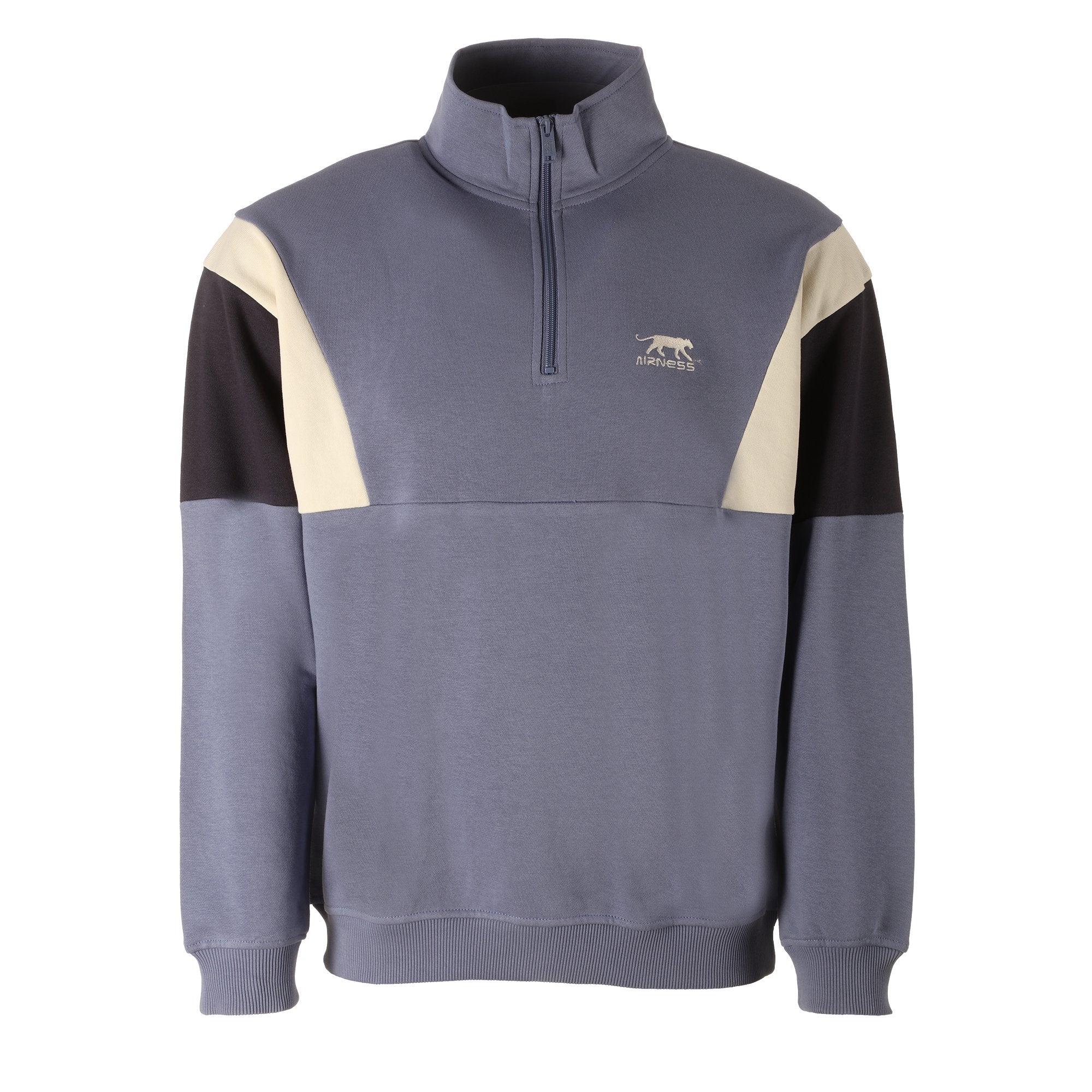 Airness Sweat col camionneur homme bleu taille L chaud