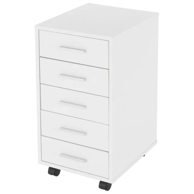 ML-Design Rollcontainer Caisson bureau 33x38x63,5 cm 5 tiroirs