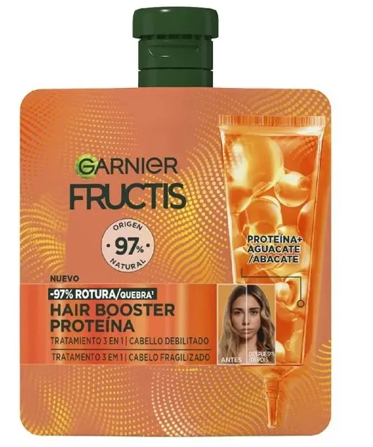 Garnier Fructis Hair Booster Protéine sérum anti-casse 97% naturel
