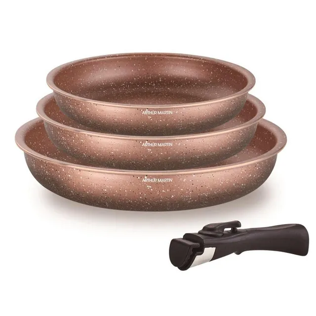Shop-Story Maison Arthur Martin lot 3 poêles induction 20/24/28 cm