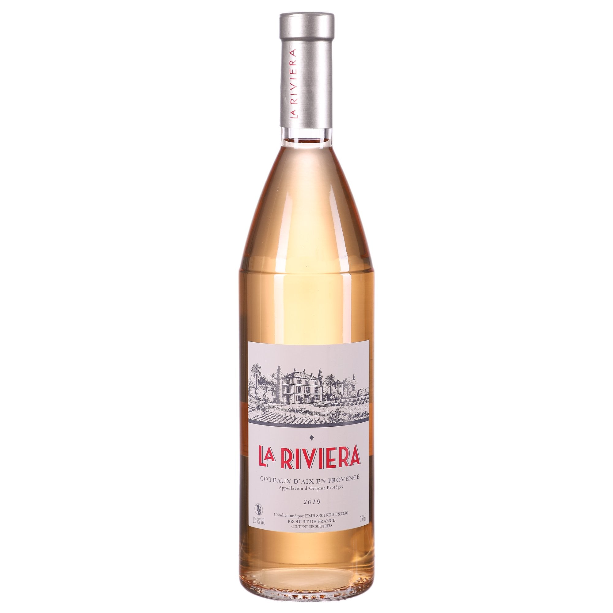 La Riviera AOP Coteaux Varois Provence 2019 vin rosé 12,5%