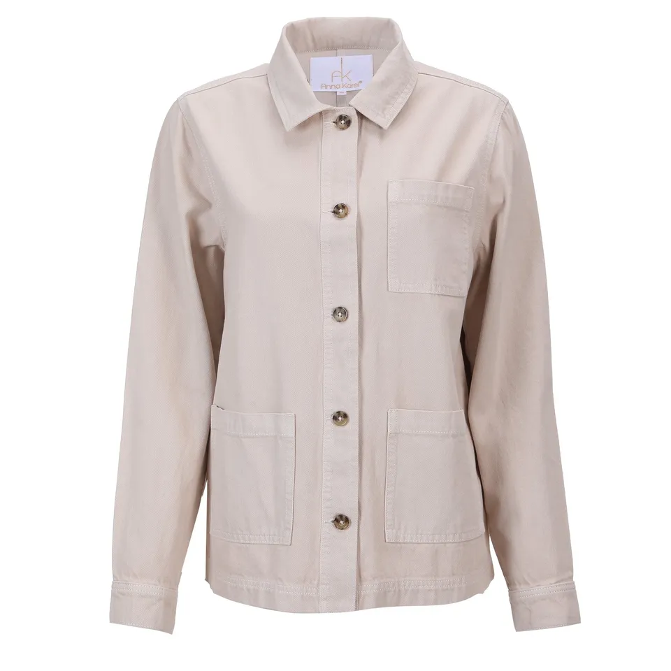Stokomani veste boutonnée beige femme taille 38