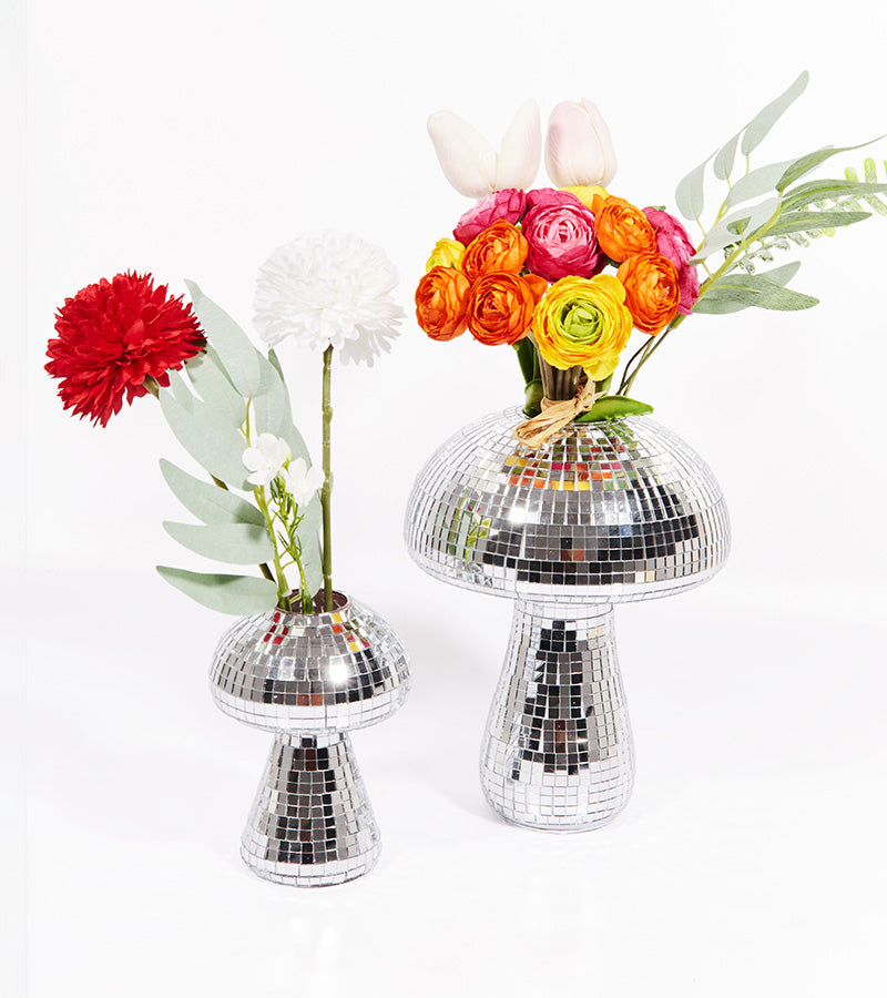 L'avant gardiste Vase champignon disco déco 20 cm