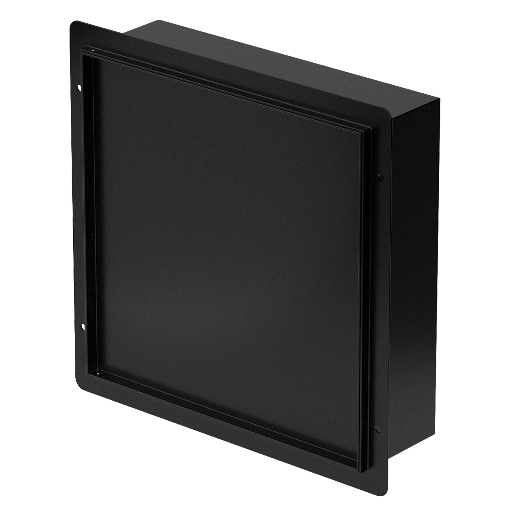 ECD Germany niche de douche inox porte carrelable 60x30 noir