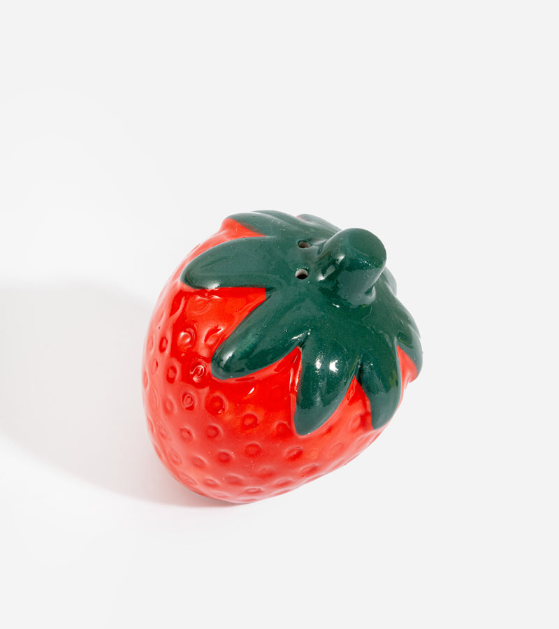L'avant gardiste citron fraise salière et poivrière céramique