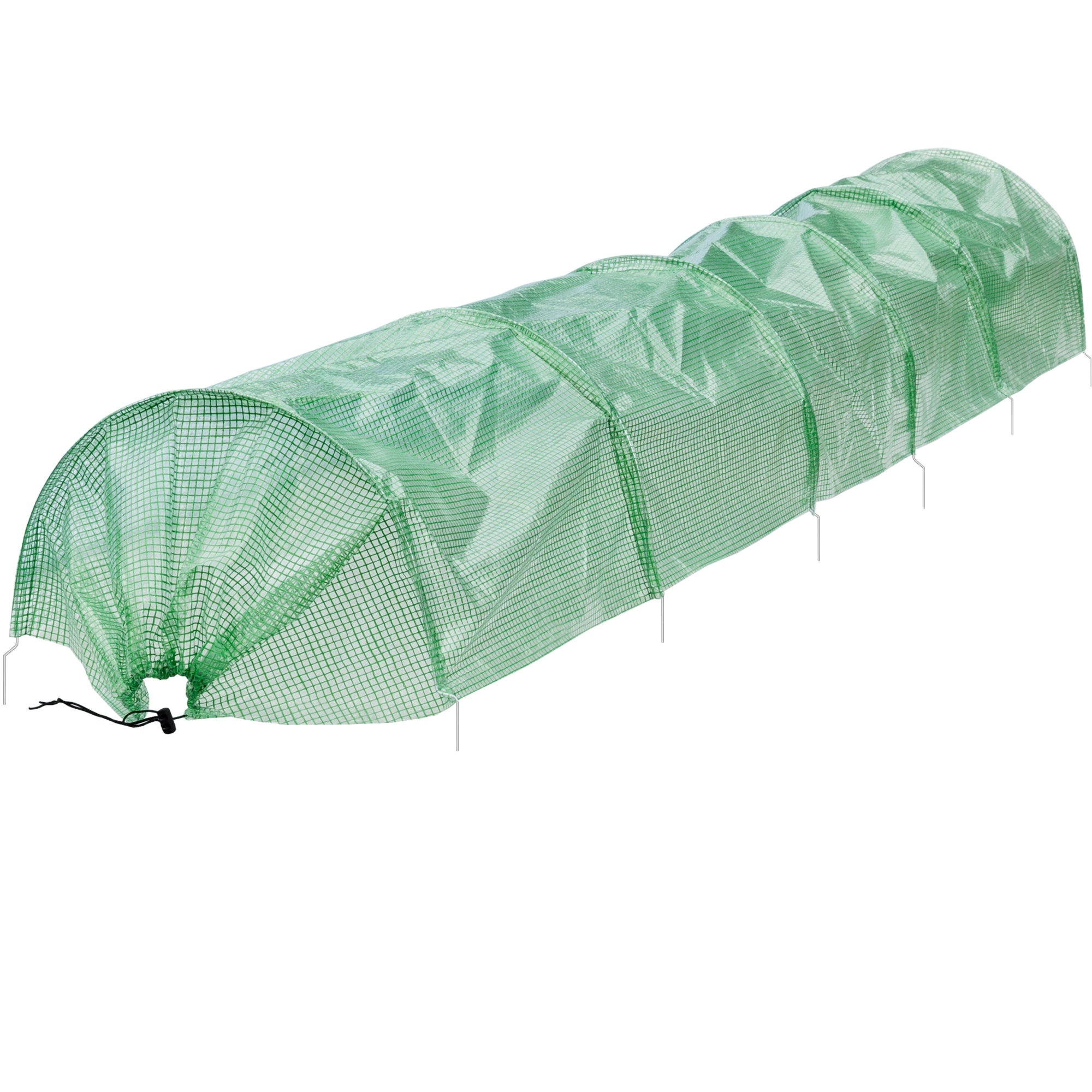 ECD Germany Garten tunnel serre 300x55x35 cm bâche PE