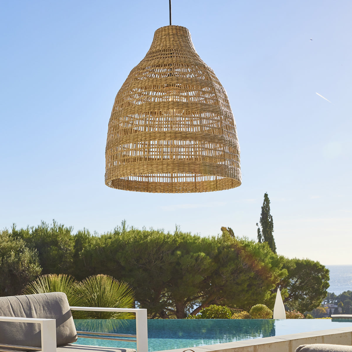 Red Deco Freya Long suspension herbe marine 5m E27