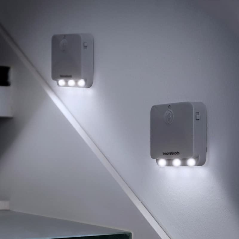 Shop-Story Lumtoo veilleuses LED murales détecteur lot 2 gris