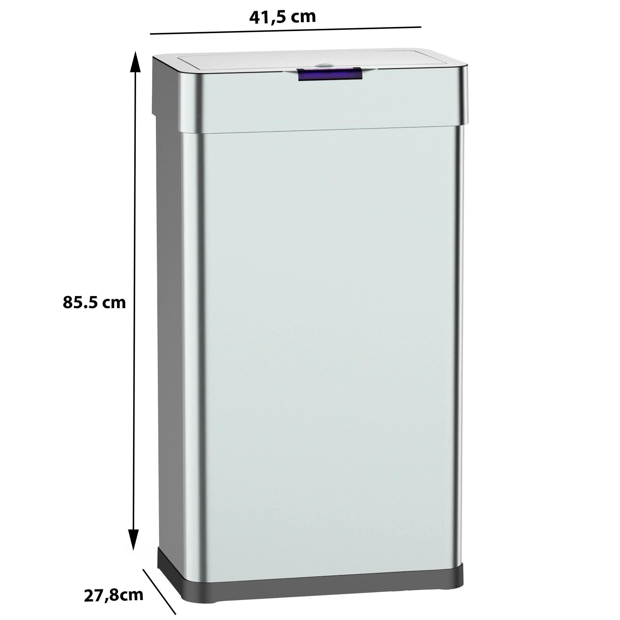Red Deco Daytona 90L poubelle automatique inox sans contact