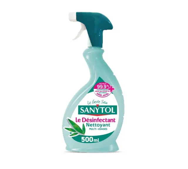 Sanytol spray nettoyant désinfectant multi-usages maison