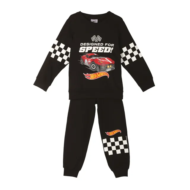 Stokomani Mode ensemble Hot Wheels noir sweat jogging
