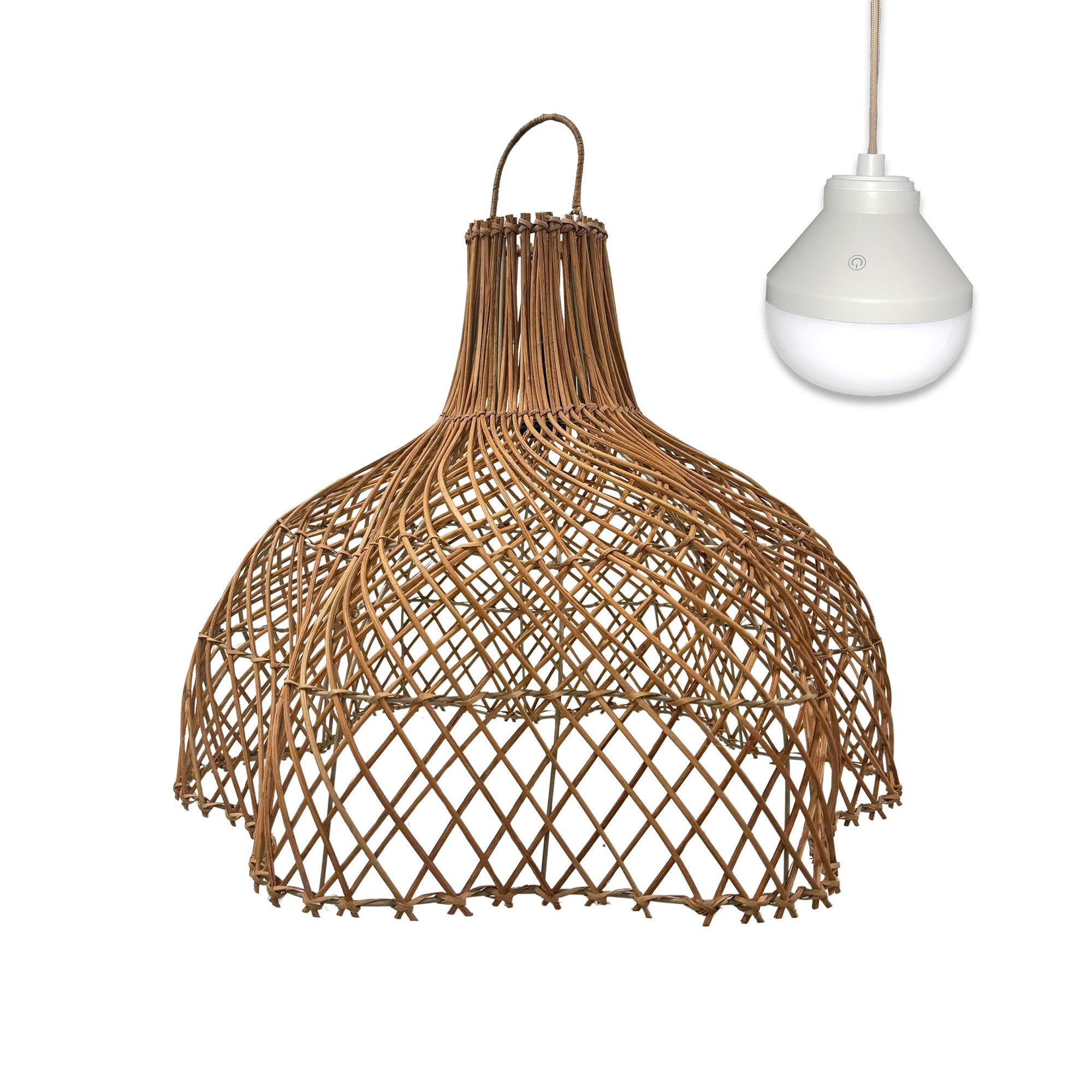 Red Deco Aria Nomad suspension rotin sans fil LED RGB