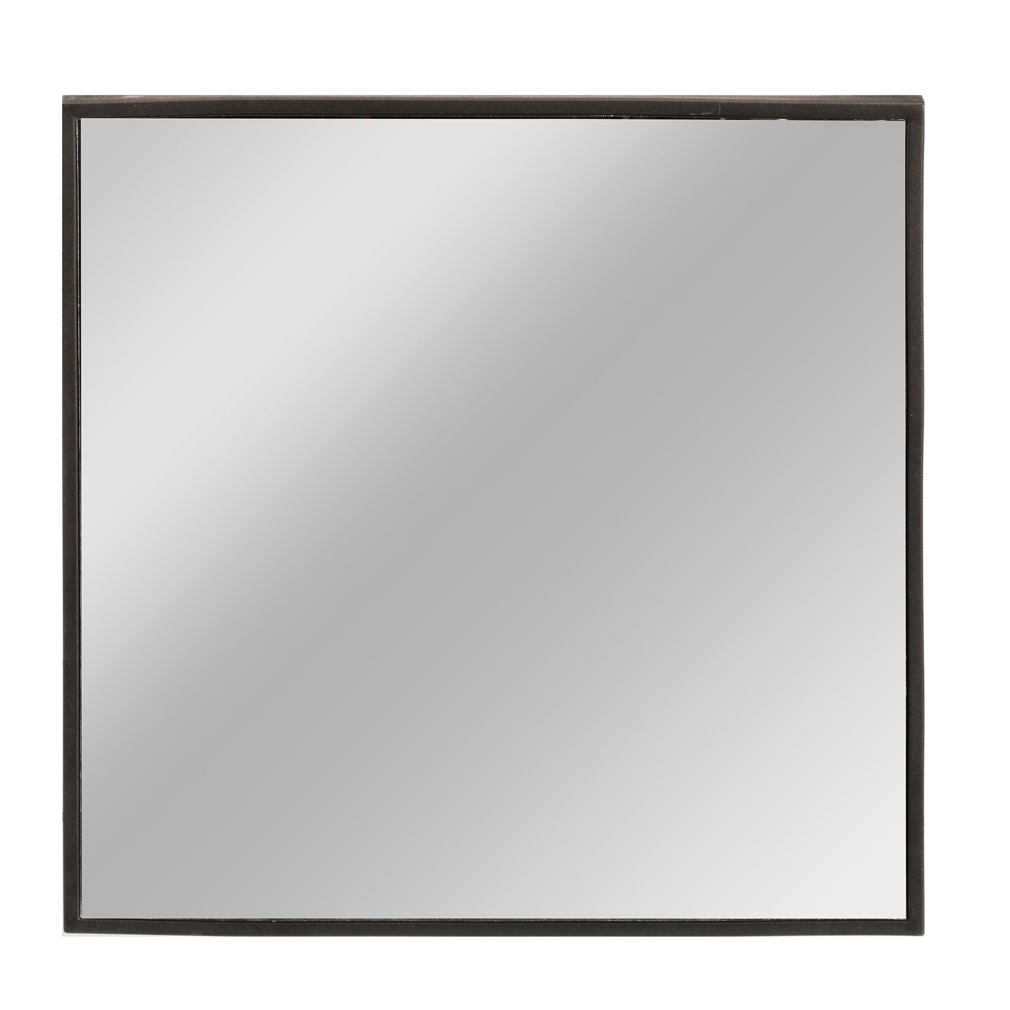 Stokomani Maison Set 3 miroirs noirs 25x25 cm déco