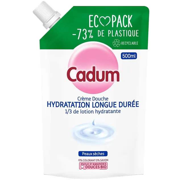 Cadum Hydratation crème de douche recharge écopack
