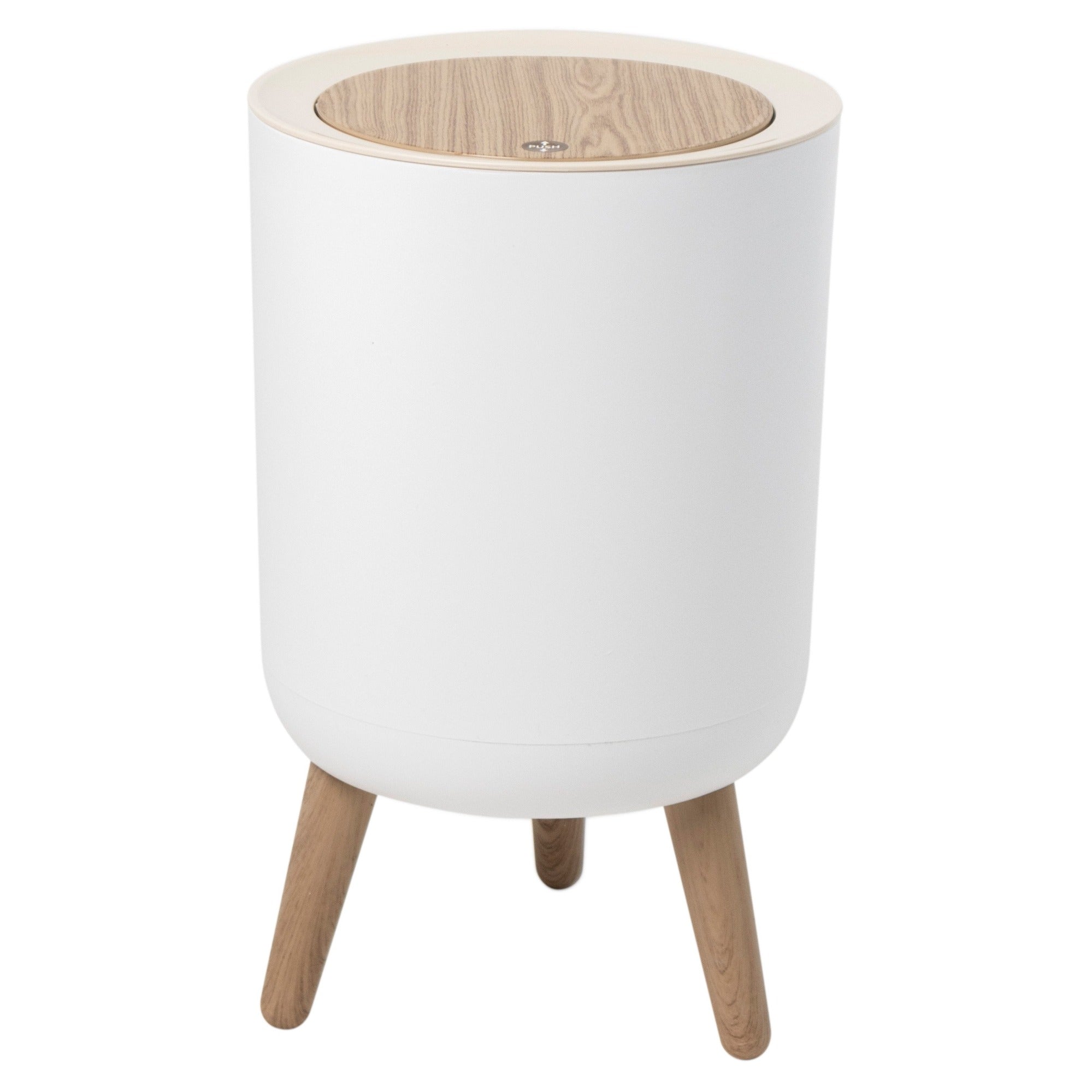 Red Deco Malmo lot 3 poubelles salle de bain bois 7L touch