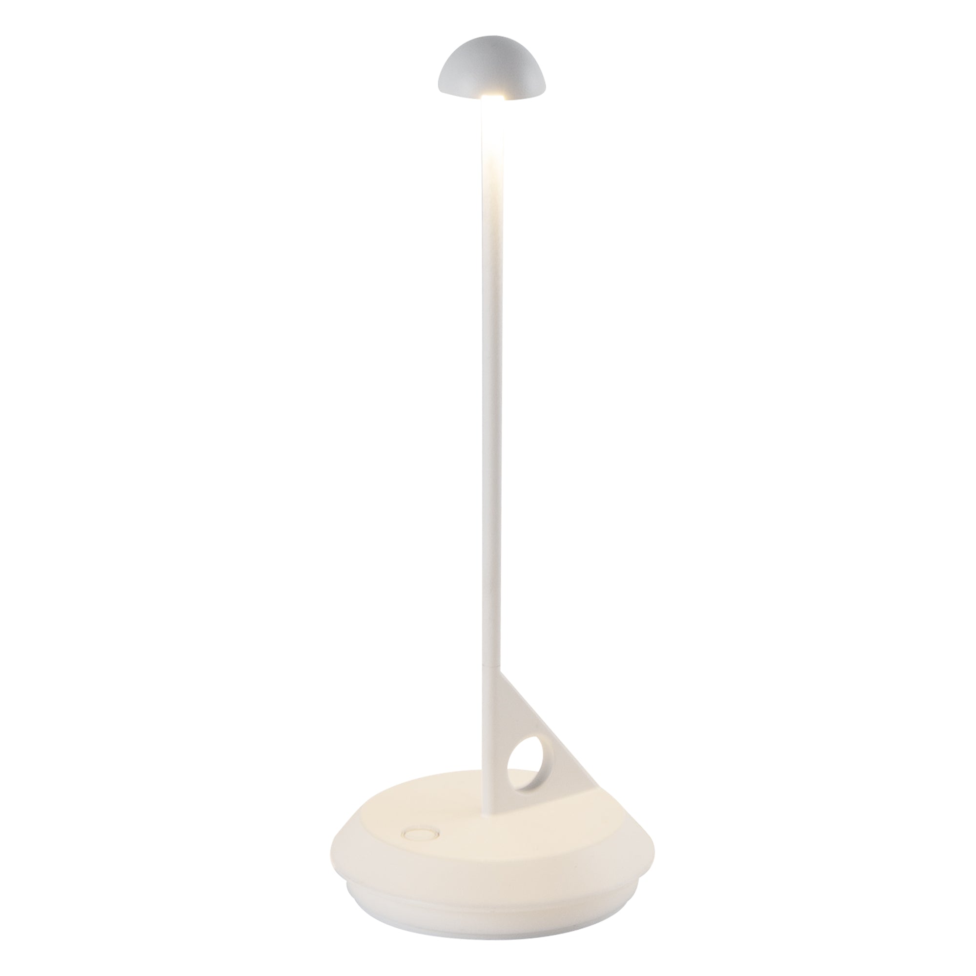 Red Deco Lume White lampe sans fil H29cm alu blanc dimmable